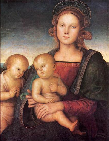 Pietro Perugino Madonna with Child and the Infant St John